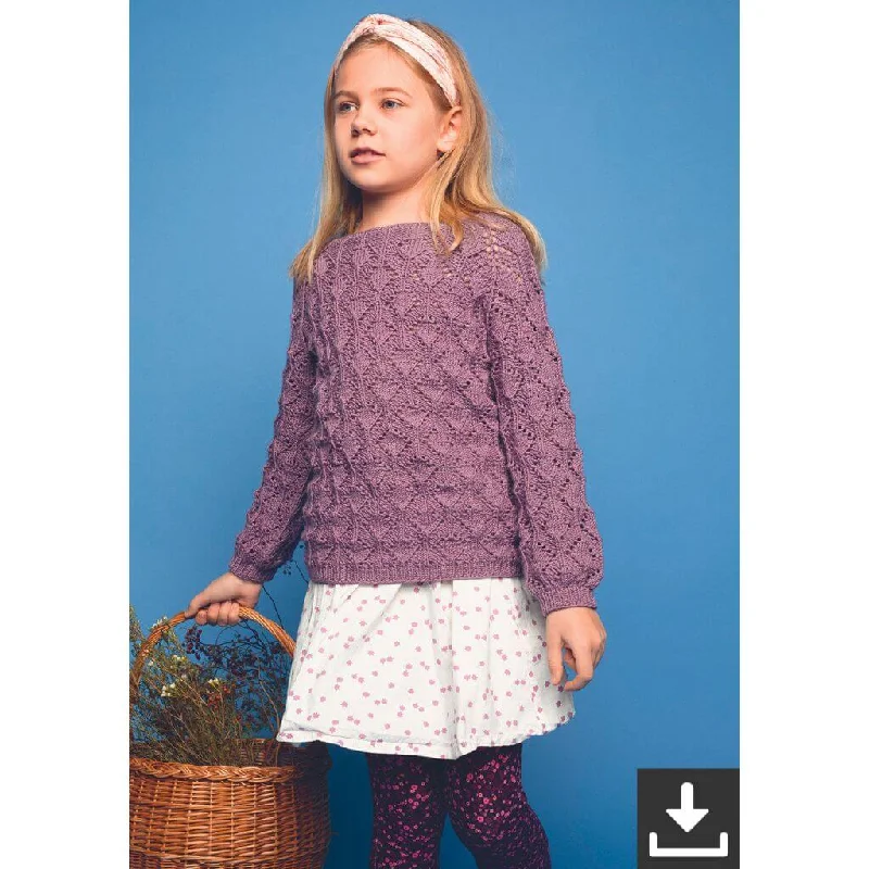 Kinder Pullover Silja Strickanleitung - Sandnes Garn (PDF)