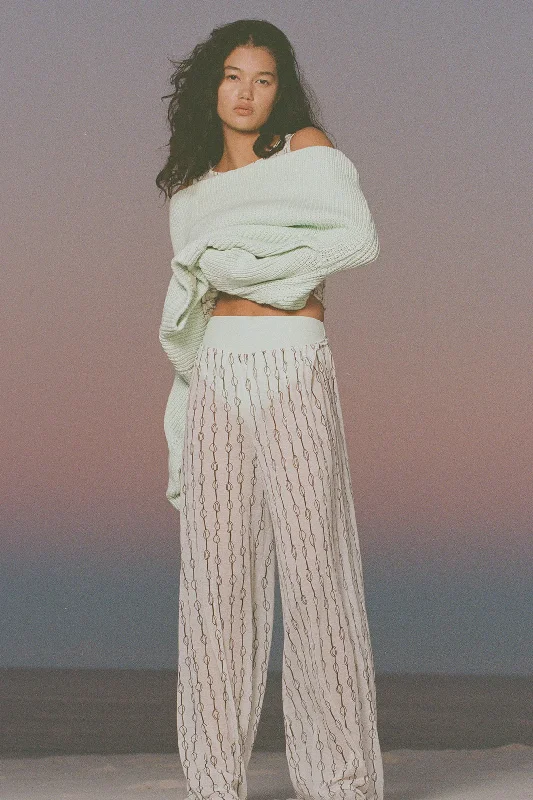 Shell Knit Pant Laid - back Women's Vibe