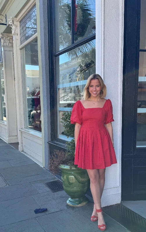 Hope Mini Dress Red Final Sale Gym