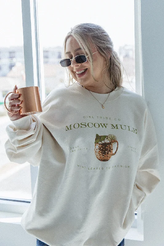 Moscow Mule Sweatshirt In Ivory Vintage Women's 1970S 