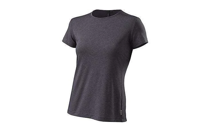 Specialized  Tee Utility Crew Women's T-Shirt (Carbon Heather) Earthy Women's Hemp - based