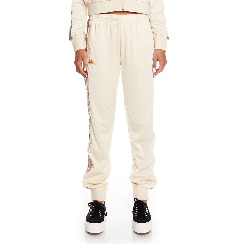 KAPPA WOMENS 222 BANDA WRASTORY TRACKPANTS - BEIGE Vintage Women's 1970S 