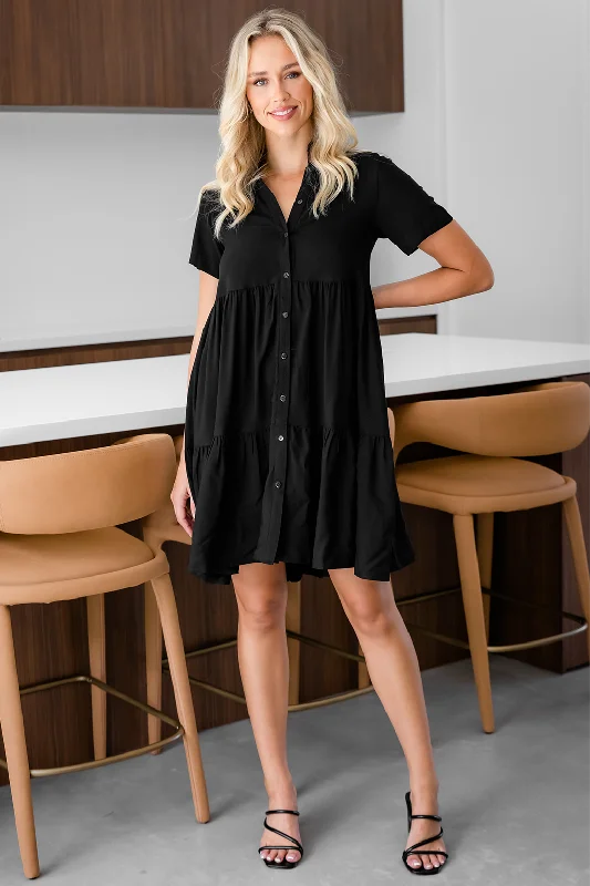 Campbell Dress Black European