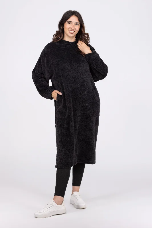 Drift Away Women's Longline Body Hoodie Unique Women's Upcycled