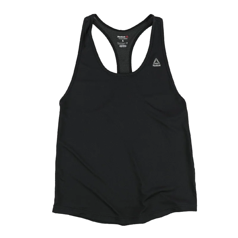 Reebok Womens Perform Mesh Racerback Tank Top, Black, Small Luxurious Women's High -  end