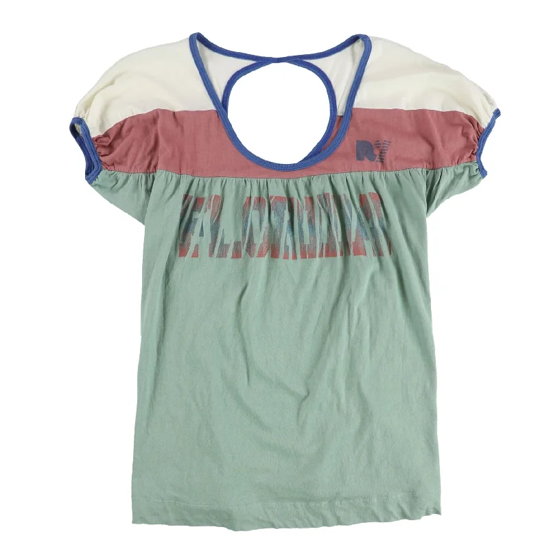 Rebel Yell Womens Florida Baby Doll Blouse, Green, Medium Sophisticated Women's 