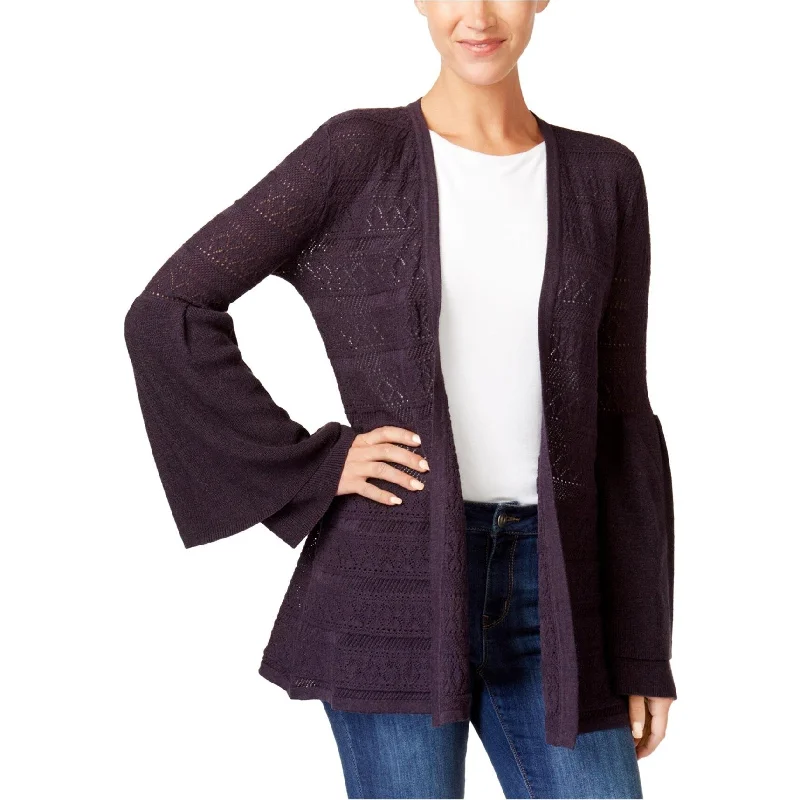 Style & Co. Womens Retro Romance Hammock Heather Cardigan Sweater, Purple, Small British Gentlewoman Style Style & Co. Womens Retro Romance Hammock Heather Cardigan Sweater, Purple, Small British Gentlewoman Style