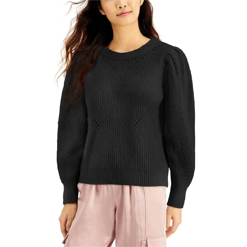 I-N-C Womens Volume-Sleeve Pullover Sweater Feminine Women's Style 