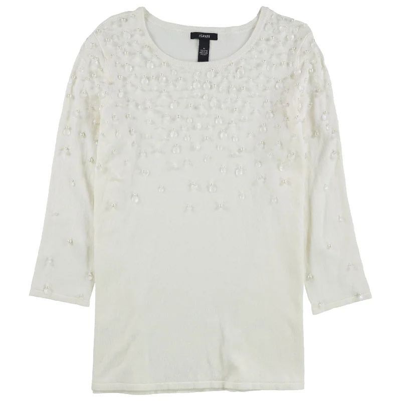 Alfani Womens Embellished Pullover Sweater Sophisticated Women's 
