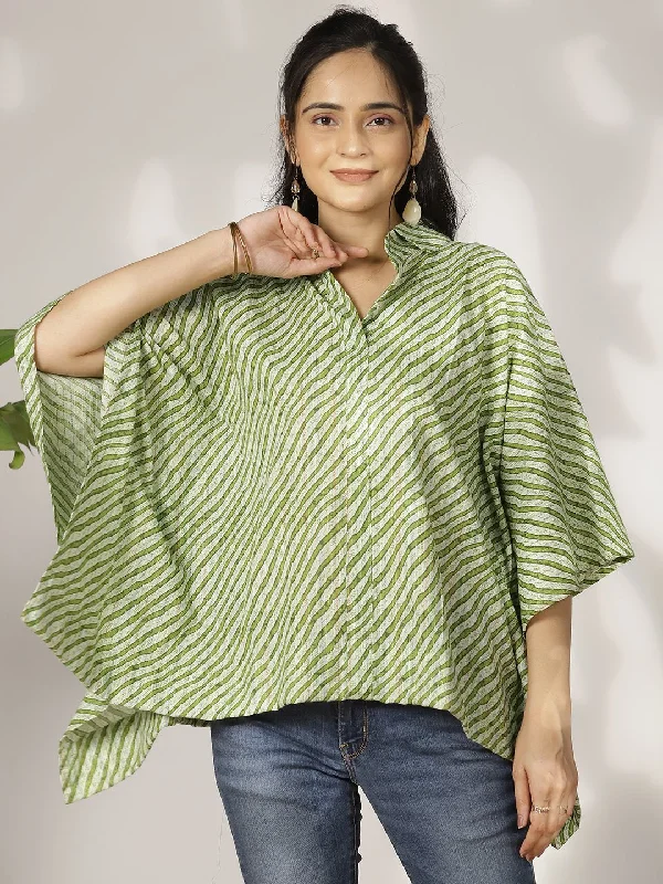 GreenStripes Cotton Kaftan Top Athletic Women's 
