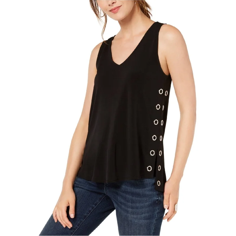 I-N-C Womens Grommet Tank Top garde