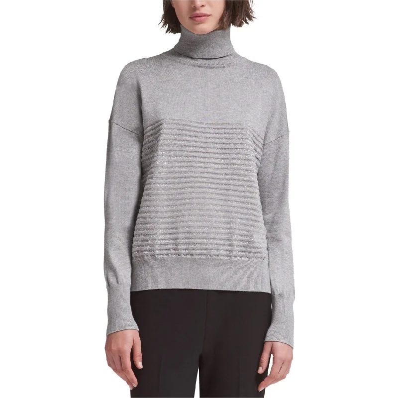 Dkny Womens Metallic Pullover Sweater Relaxed Women's Beachy