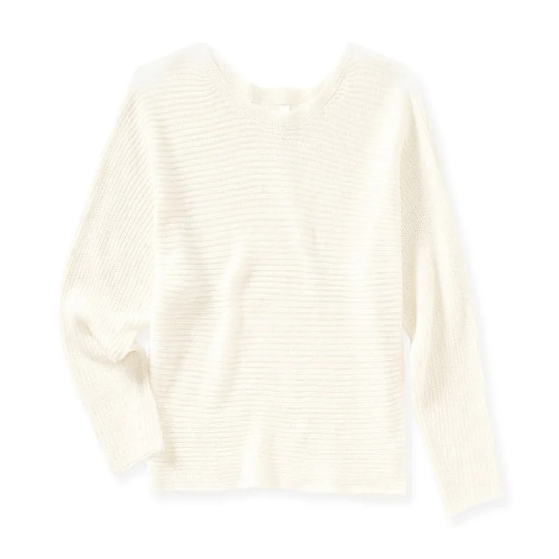 Aeropostale Womens Cropped Dolman Pullover Sweater, Off-White, X-Small purpose