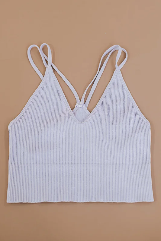 Strappy Cut Out Back Tank, Orchid Bold Women's Statement