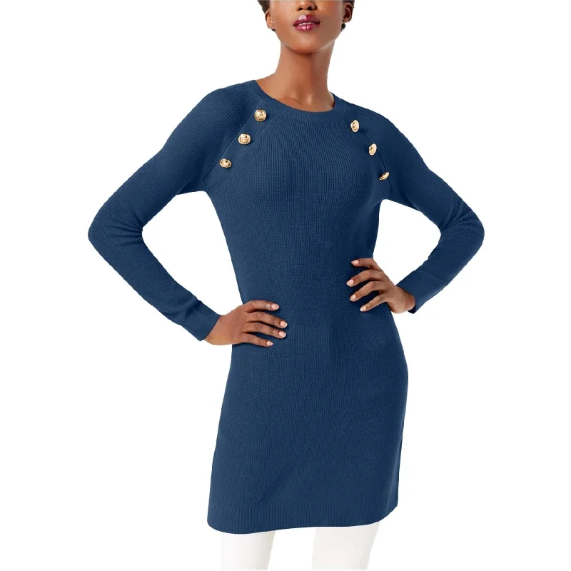 I-N-C Womens Embellished Tunic Sweater Youthful Women's Pop