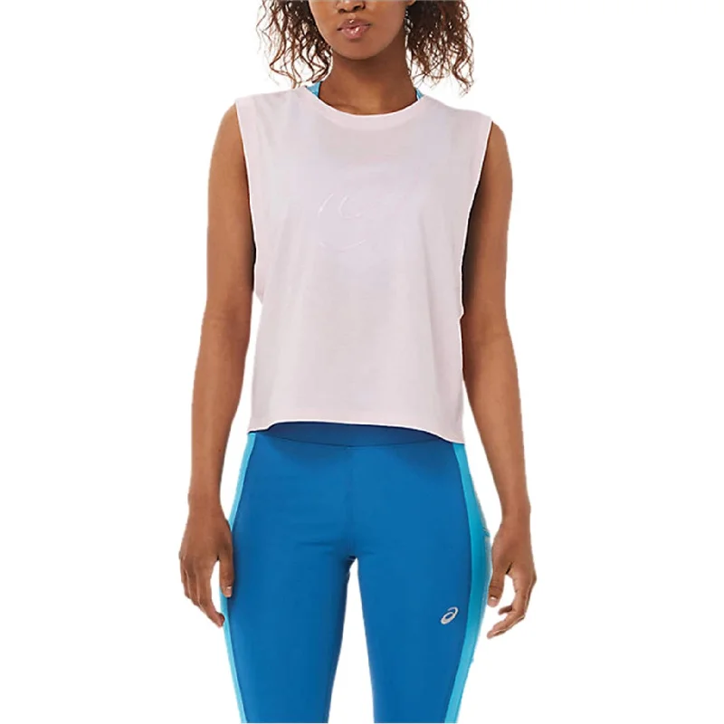 Asics Womens High Shine Spiral Tank Top Minimalist Women's Casual
