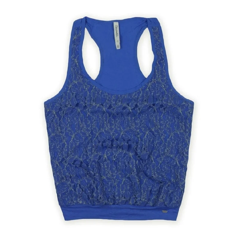 Aeropostale Womens Aero Tank Top, Blue, Large Sleek Women's 