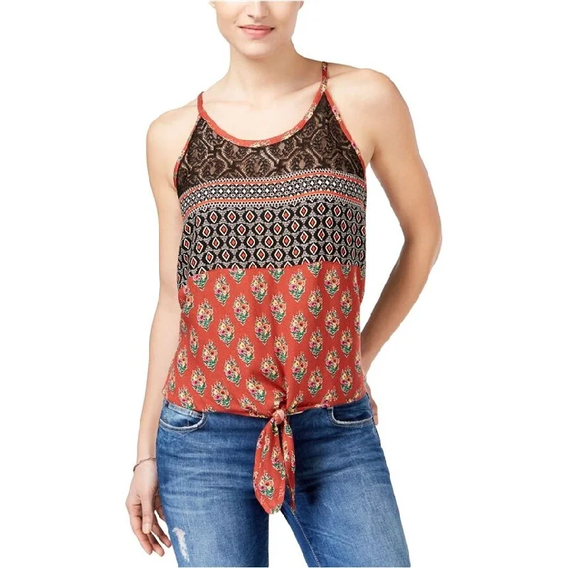 American Rag Womens Printed Lace Tank Top Feminine Women's Style 