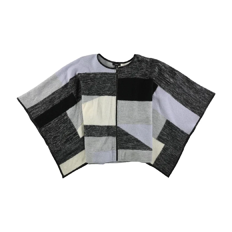 Alfani Womens Colorblocked Knit Sweater, Blue, X-Large Confident Women's Power