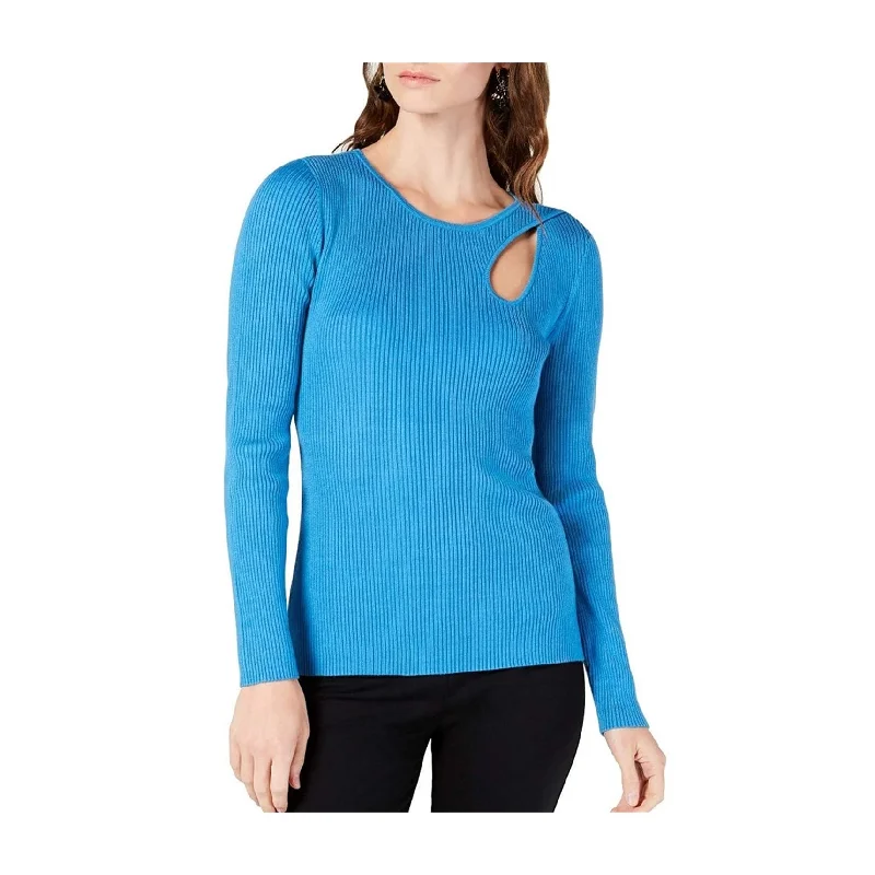 I-N-C Womens Teardrop Cutout Pullover Sweater Youthful Women's Pop