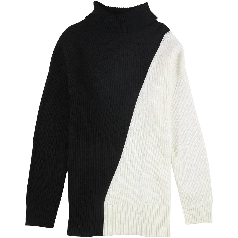 Alfani Womens 2-Tone Pullover Sweater Contemporary 