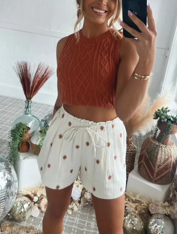 Kylie Sweater Tank Top, Clay Modern Women's Tech