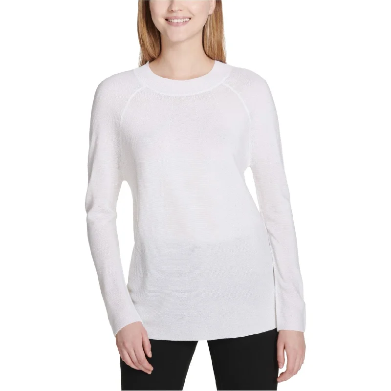Calvin Klein Womens Dolman Pullover Sweater, White, X-Small Athletic Women's 
