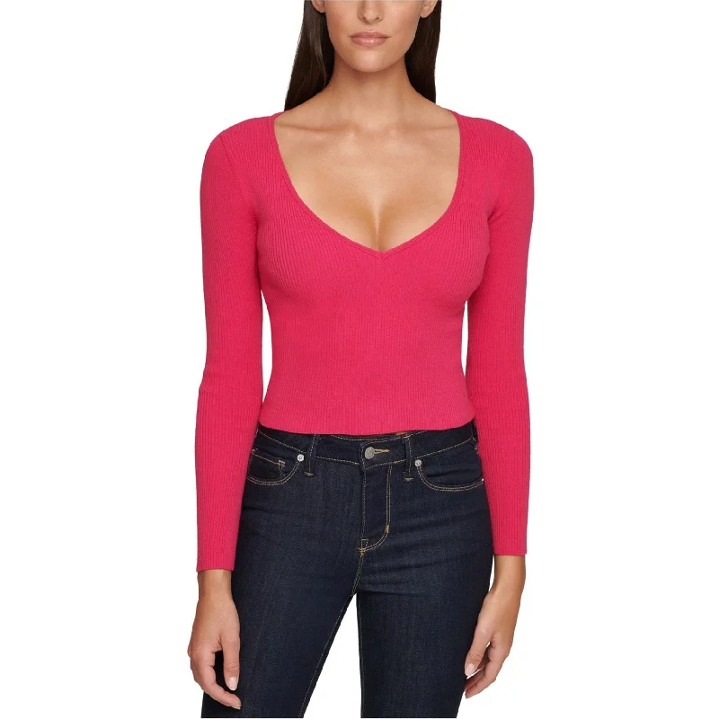 Dkny Womens Ribbed Pullover Sweater Sporty Women's Athleisure 