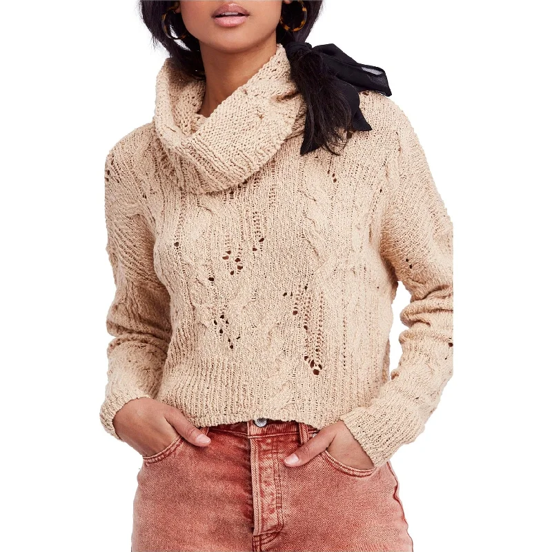 Free People Womens Shades of Dawn Pullover Sweater, Beige, Large Classic Women's Pin - striped Free People Womens Shades of Dawn Pullover Sweater, Beige, Large Classic Women's Pin - striped
