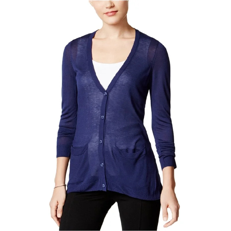 G.H. Bass & Co. Womens Knit Cardigan Sweater Athletic Women's 