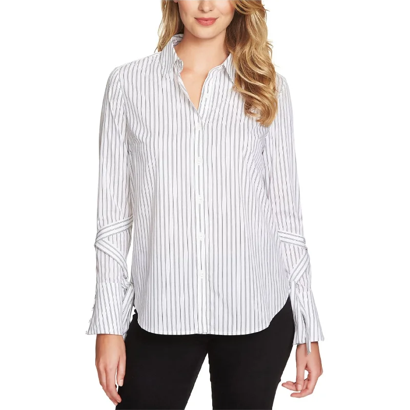 1.State Womens Wrap Sleeve Button Up Shirt Laid - back Women's Style