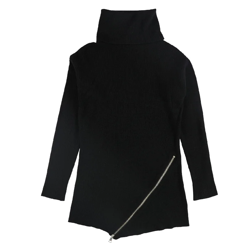 Bar Iii Womens Zipper Tunic Sweater Earthy Women's 