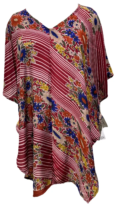 PRC4989 Avatar Pure Silk Waterfall Top Refined Women's Hand - crafted