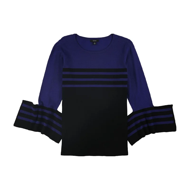 Alfani Womens Striped Pullover Sweater Sophisticated Women's Tailored