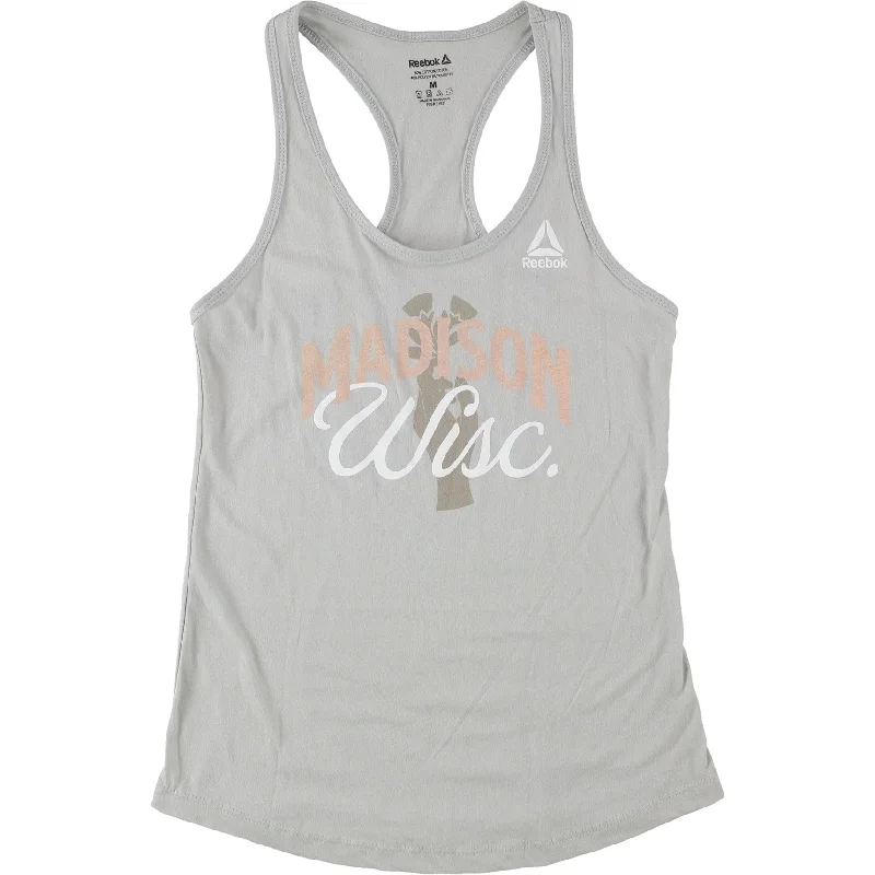 Reebok Womens Madison Wisc. Racerback Tank Top Stylish Women's Neon