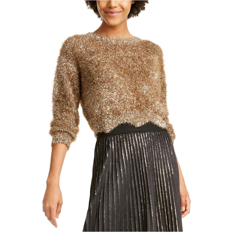 Lucy Paris Womens Lola Metallic Eyelash Pullover Sweater, Yellow, Large Traditional Women's Wool Lucy Paris Womens Lola Metallic Eyelash Pullover Sweater, Yellow, Large Traditional Women's Wool