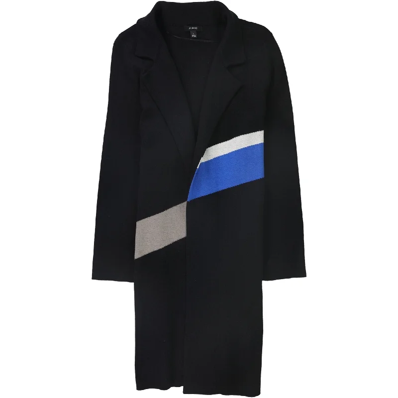 Alfani Womens Duster Cardigan Sweater, Black, X-Large British Gentlewoman Style