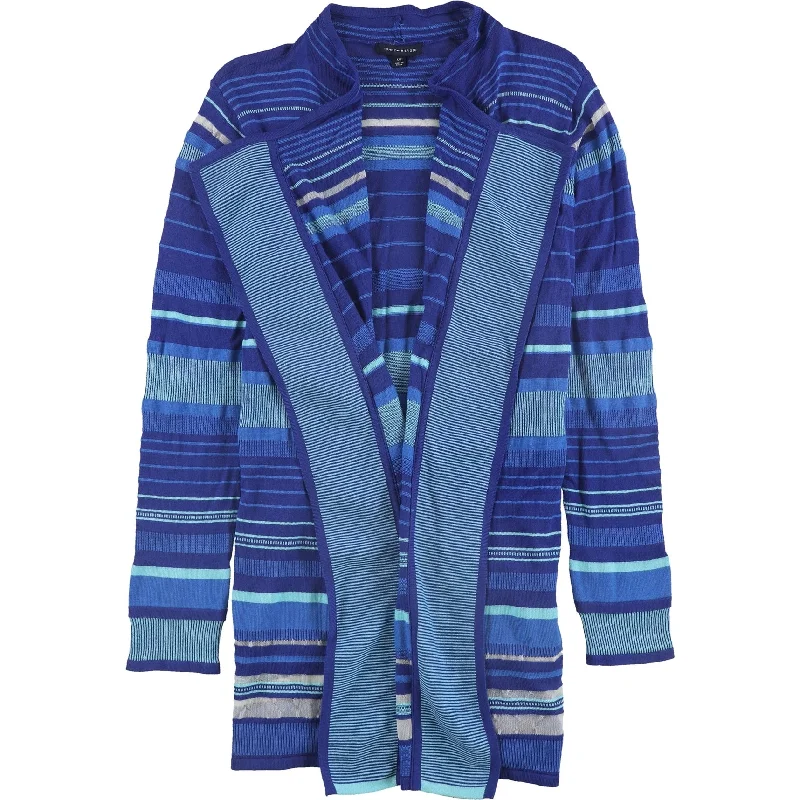 Tommy Hilfiger Womens Striped Open Front Cardigan Sweater Tough Women's Military - inspired Tommy Hilfiger Womens Striped Open Front Cardigan Sweater Tough Women's Military - inspired