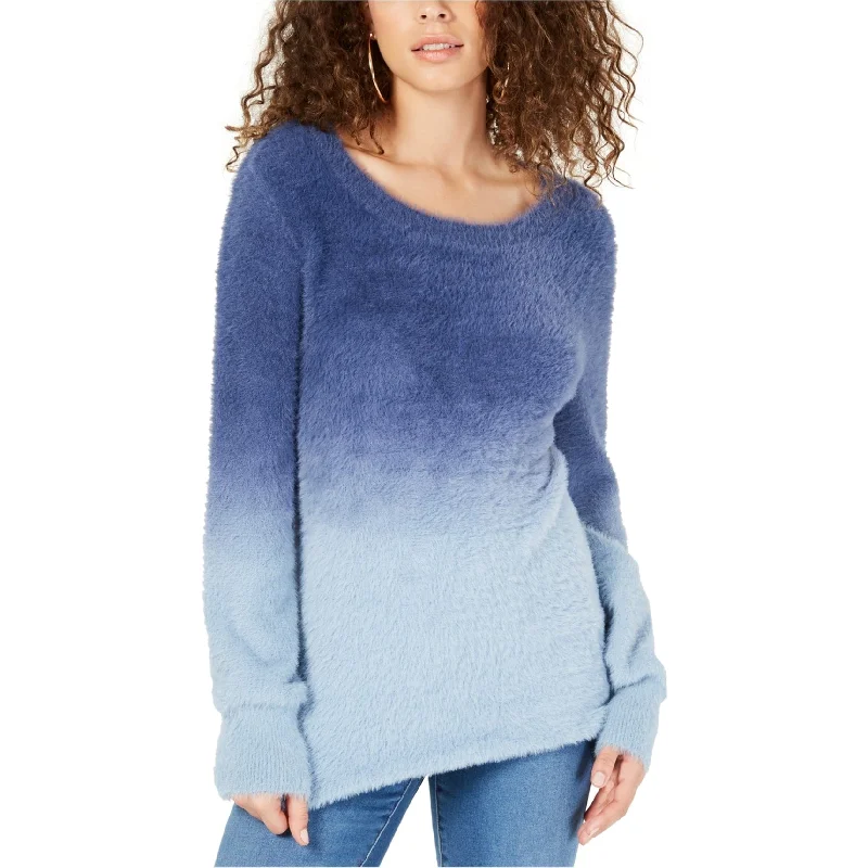 I-N-C Womens INC Ombre Pullover Sweater, Blue, Medium Confident Women's High - fashion