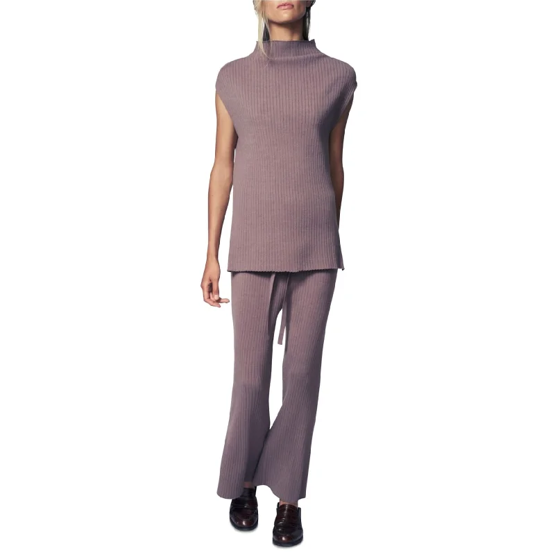 b New York Womens Ribbed Tunic Sweater, Grey, X-Large Vintage Women's 1970S 