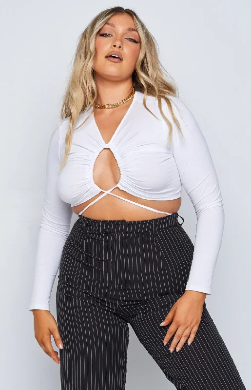 Serena Crop Top White purpose