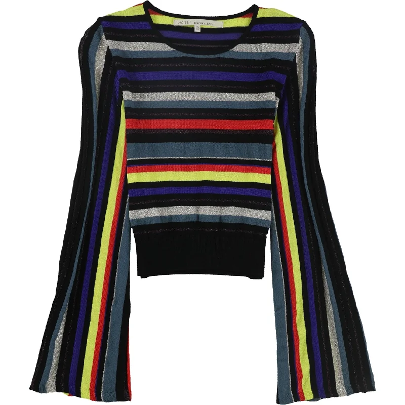Rachel Roy Womens Cropped Knit Sweater, Multicoloured, X-Small Scandinavian