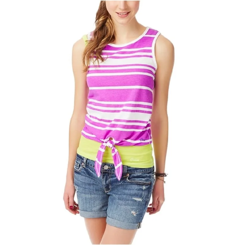 Aeropostale Womens Waist Tie Tank Top Elegant Women's Formal 