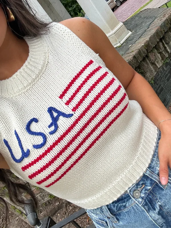 USA Knit Tank Cozy Women's Winter