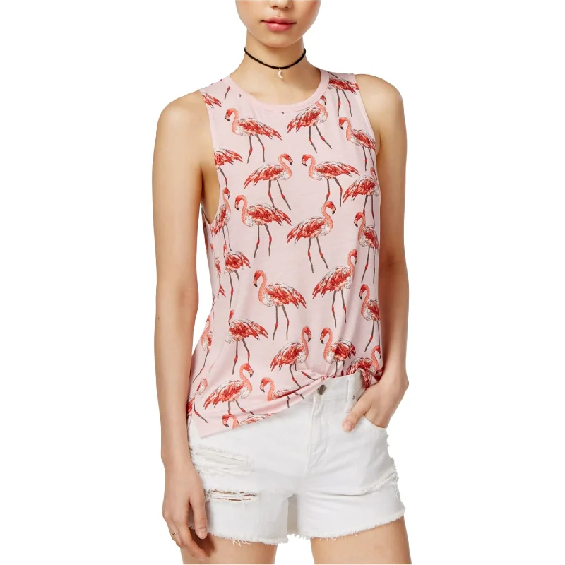 Carbon Copy Womens Flamingo Tank Top, Pink, Small Edgy Women's Punk