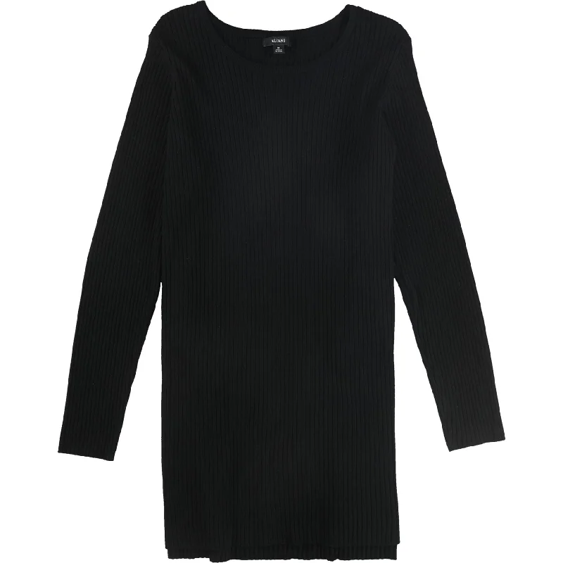Alfani Womens Ribbed Tunic Sweater Traditional Women's 