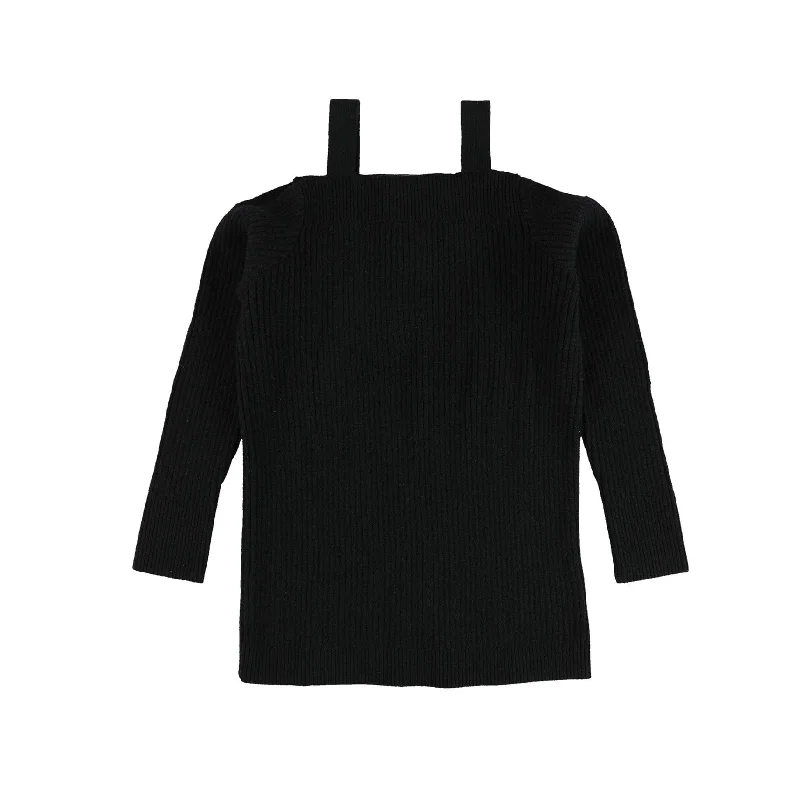 Bar Iii Womens Cold-Shoulder Pullover Sweater Vintage Women's 1970S 
