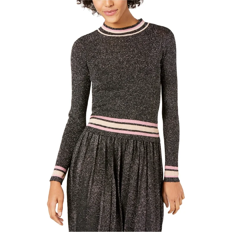 Lucy Paris Womens Nicole Metallic Pullover Sweater, Metallic, X-Small Cool Women's Skate Lucy Paris Womens Nicole Metallic Pullover Sweater, Metallic, X-Small Cool Women's Skate