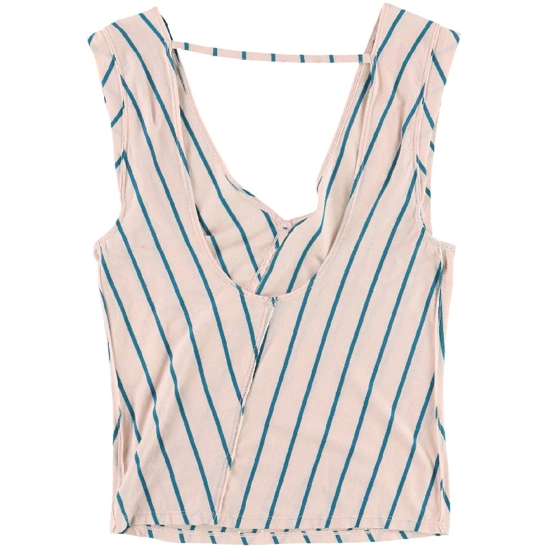 Free People Womens Memphis Surplice Tank Top, Pink, Medium Earthy Women's 