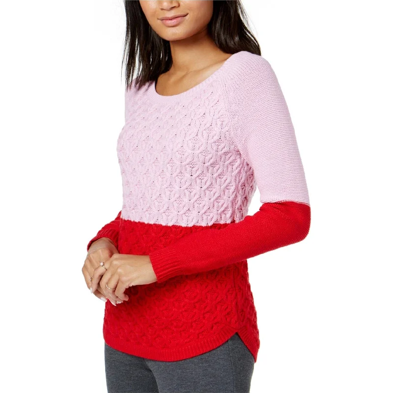 Maison Jules Womens Colorblocked Pullover Sweater Vacation